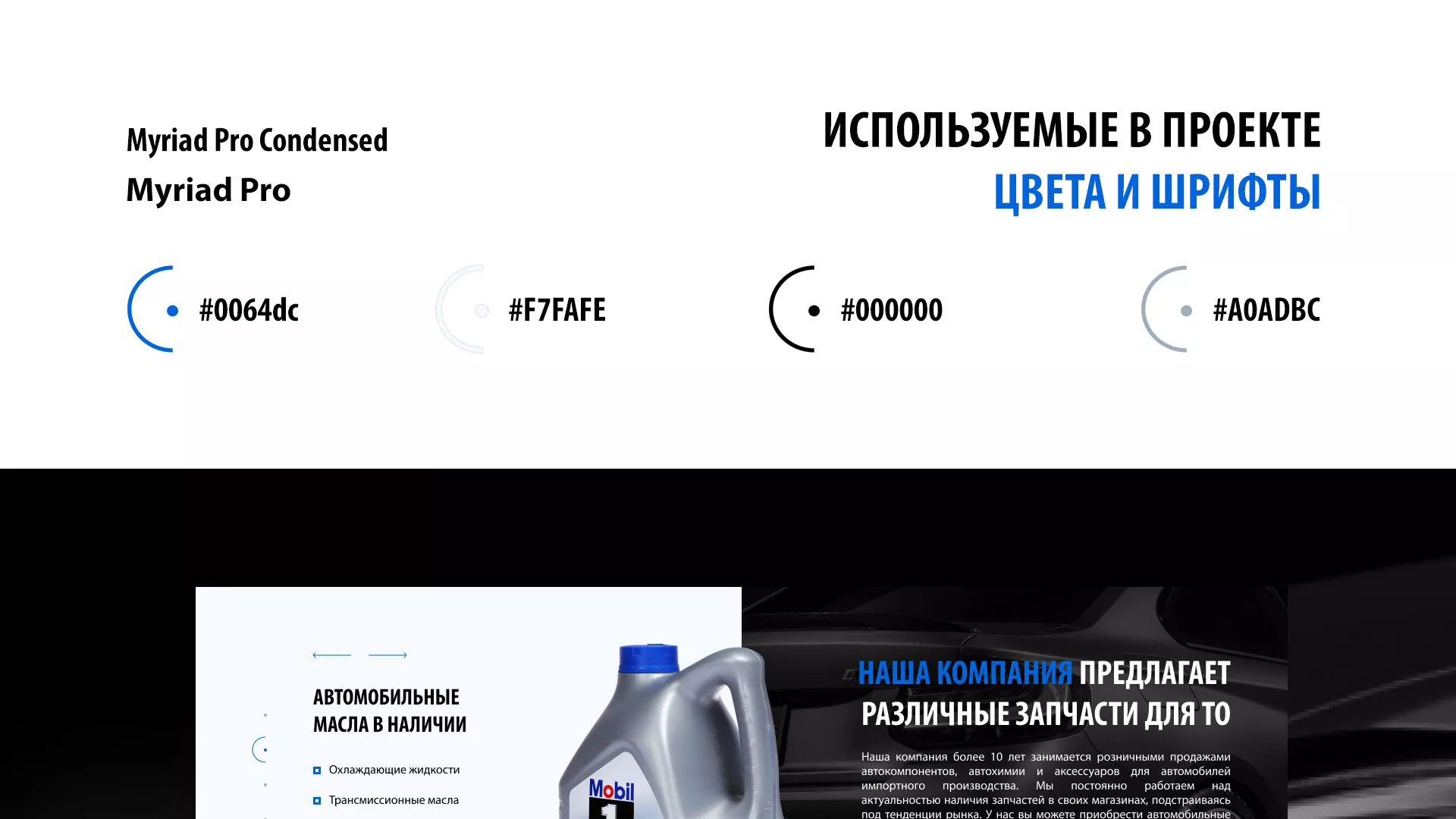 Разработка сайта магазина автозапчастей «М7» в Юхнове