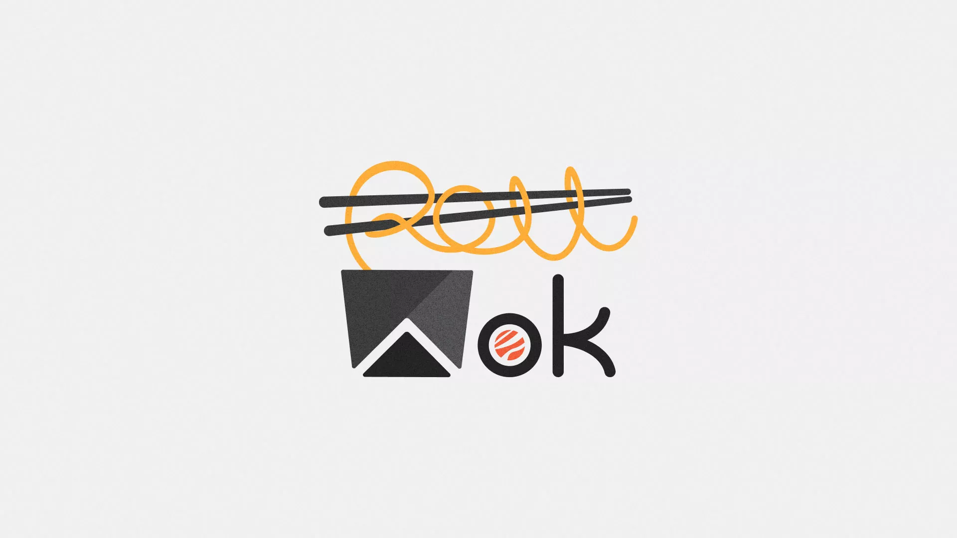 Разработка логотипа в Юхнове для суши-бара «Roll Wok Club» Разработка логотипа в Юхнове для суши-бара «Roll Wok Club»